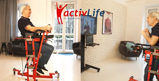 การฝึกทำกายภาพบำบัดด้วยเครื่อง Activlife ในผู้ป่วยกล้ามเนื้ออ่อนแรง