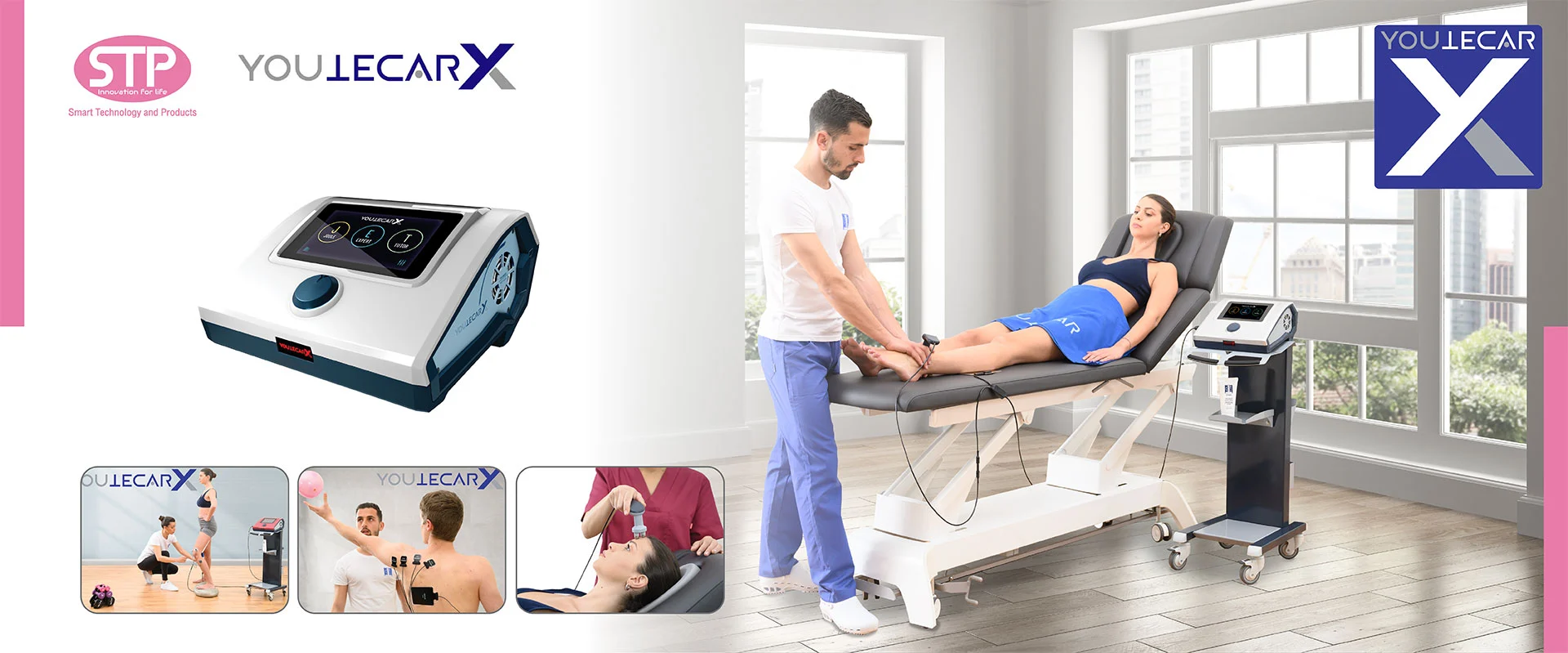 บริษัทจัดจำหน่ายเครื่อง youtecarx เครื่องมือกายภาพบำบัด